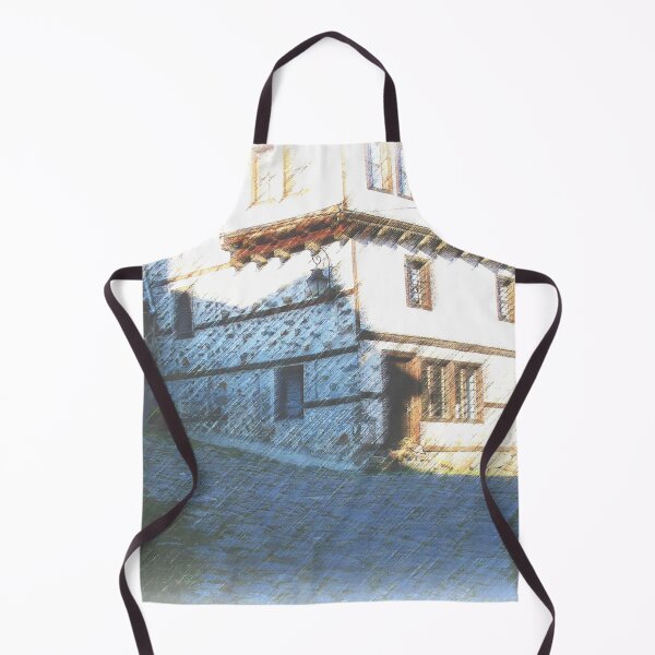 Item preview, Bulgarian Old Stone Path And Old House designed and sold by LuckyKermit.