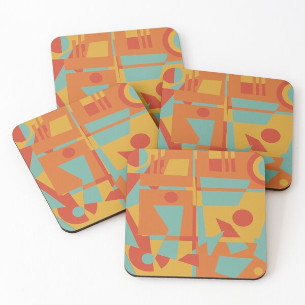 Item preview, Retro Colorful Geometric and Abstract Design designed and sold by cemreyigitsahin.