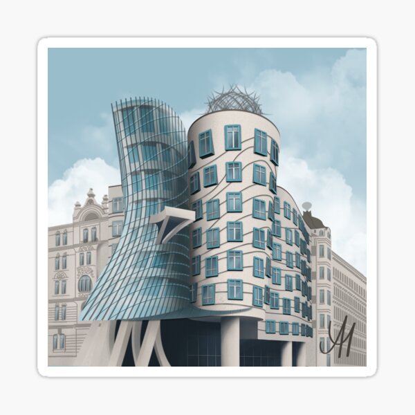 Dancing House - Nationale-Nederlanden Building Sticker
