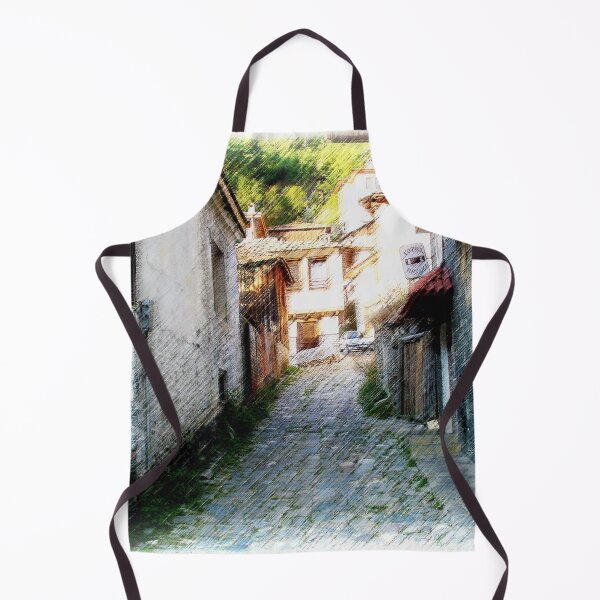 Item preview, Beautiful Colorful Old Stone Path And Old Houses designed and sold by LuckyKermit.