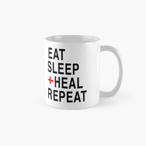 Artikelvorschau, Eat Sleep Heal Repeat entworfen und verkauft von AnveeBubbles.