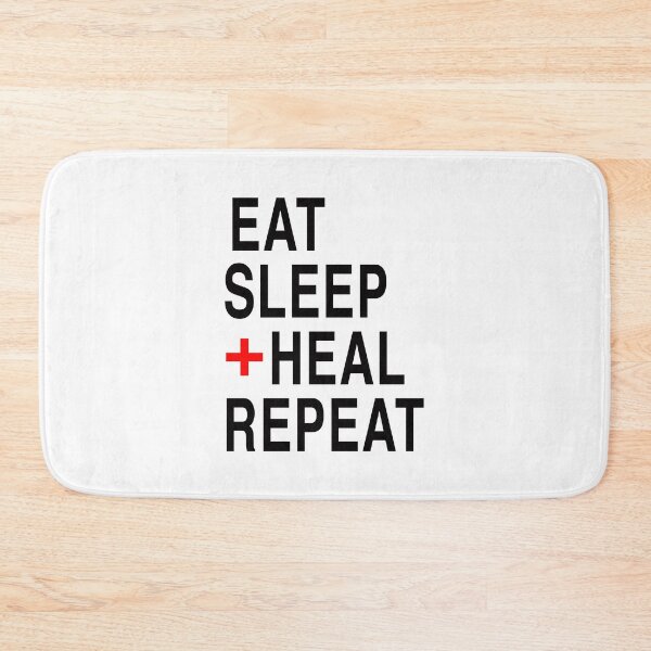 Item preview, Eat Sleep Heal Repeat  designed and sold by AnveeBubbles.