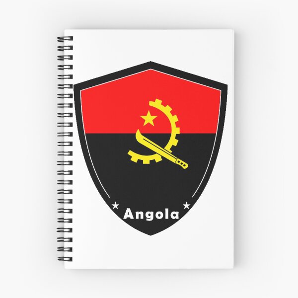 Item preview, Angola Flag Badge designed and sold by Gina-Driada.