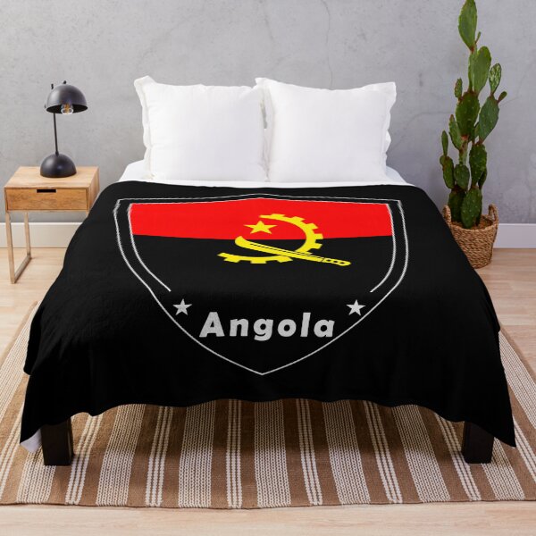 Item preview, Angola Flag Badge designed and sold by Gina-Driada.