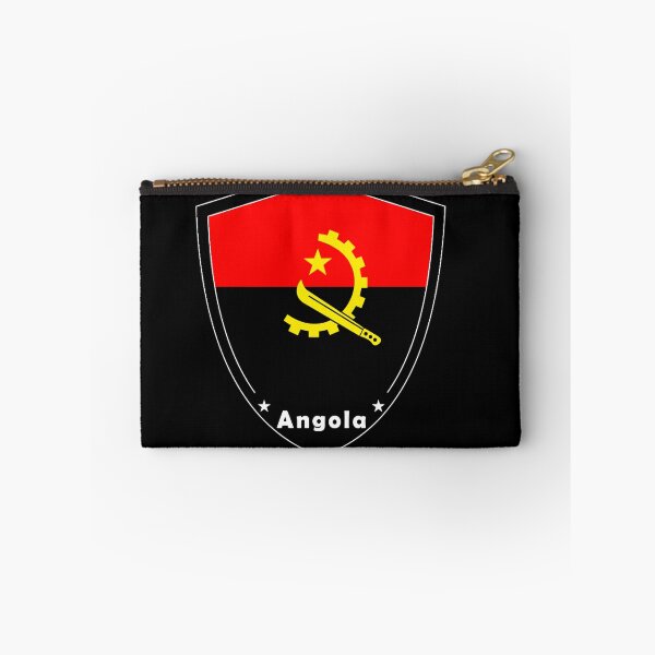 Item preview, Angola Flag Badge designed and sold by Gina-Driada.