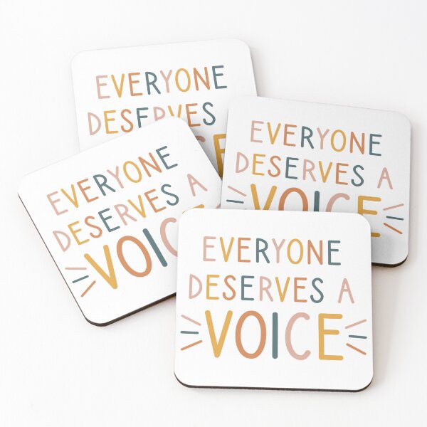 Item preview, Everyone Deserves a Voice designed and sold by Jenna Ross.