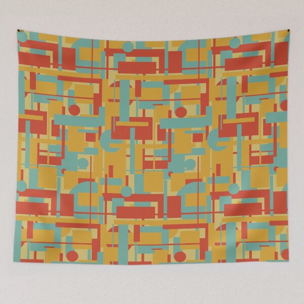 Item preview, GEOMETRIC RETRO COLORS designed and sold by cemreyigitsahin.