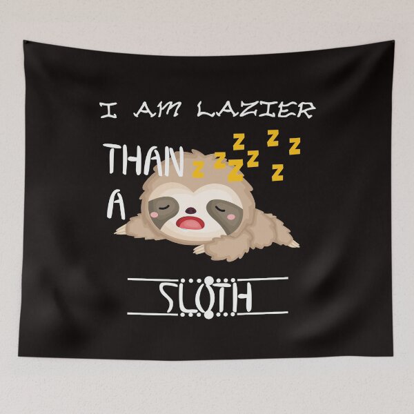 Item preview, Sloth lazy funny saying designed and sold by Imutobi.