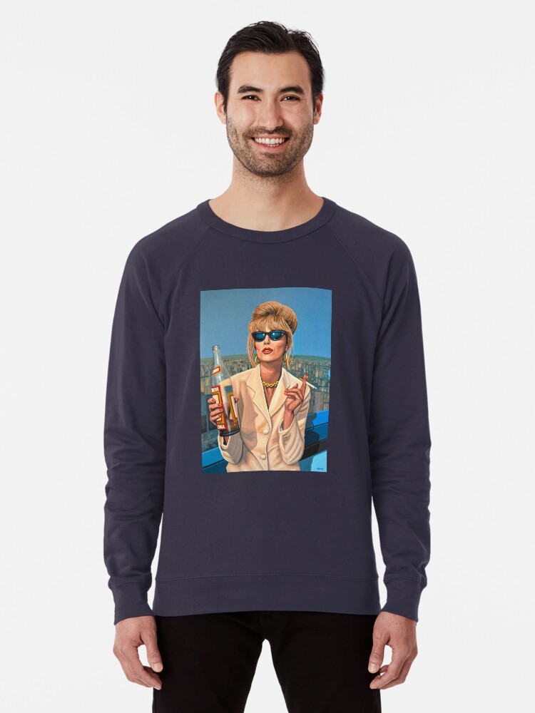 Joanna Lumley As Patsy Stone Painting Lightweight Sweatshirt By