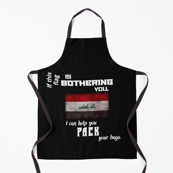 Item preview, Iraqi flag - pack your bags designed and sold by 2Girls1Shirt.