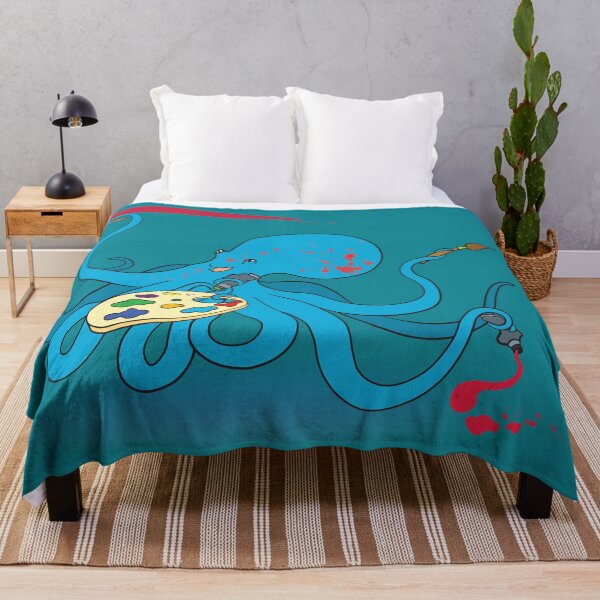 Item preview, Octopia - artsy octopus painting its life designed and sold by Octopiadesign.