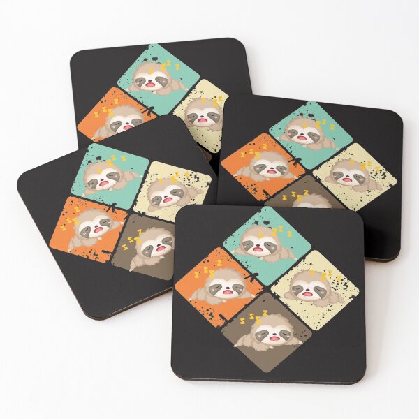 Item preview, Sloth colorful cute lazy designed and sold by Imutobi.