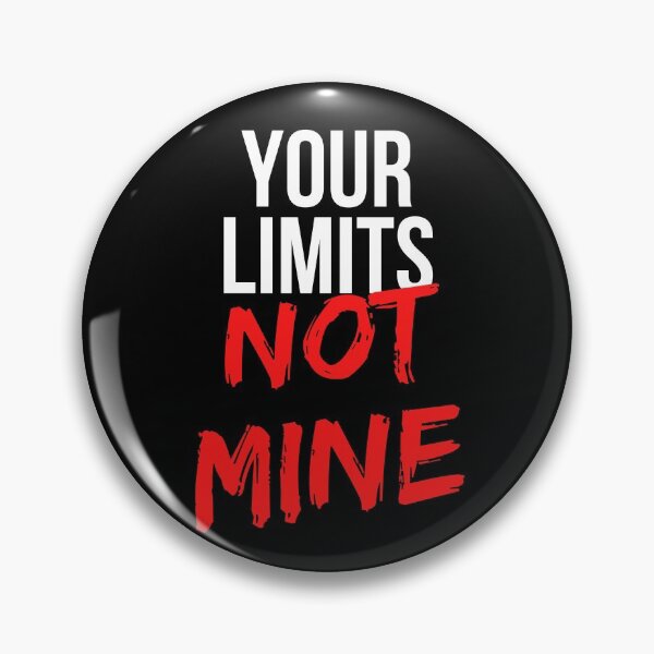 Item preview, Your Limits Not Mine - Motivational Mindset designed and sold by CWolff.