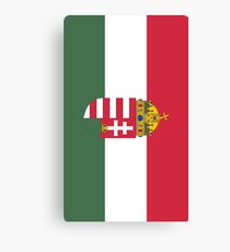 Hungary COA Flag Canvas Print