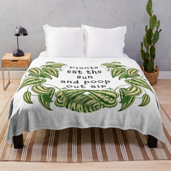 Item preview, Plants can eat the sun and poop out air funny quote designed and sold by PG Illustration.