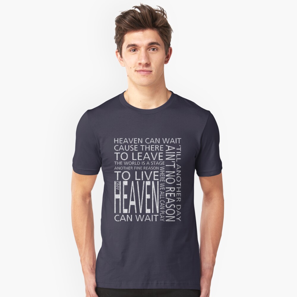 Heaven can wait Slim Fit T-Shirt