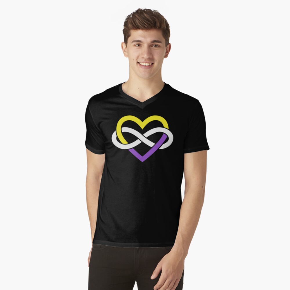 Item preview, V-Neck T-Shirt designed and sold by polyphiliashop.
