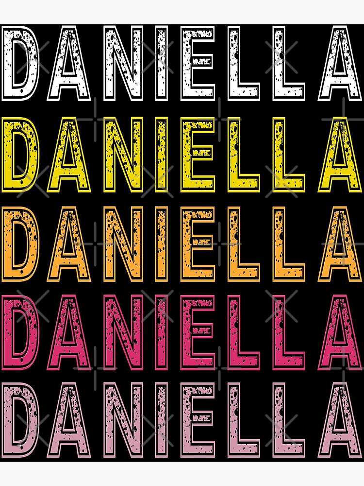Daniella Name Wall Artbible Meaningmathew 5:8philippians 1 