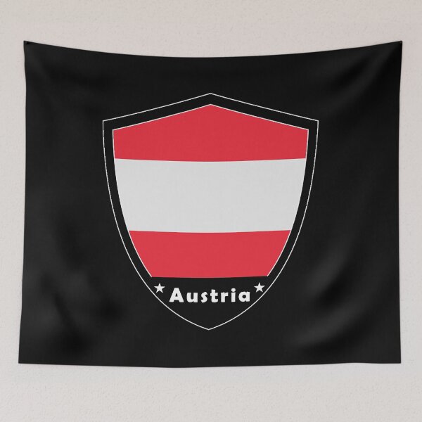 Item preview, Insignia de la bandera de Austria designed and sold by Gina-Driada.