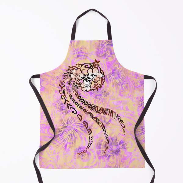 Item preview, Hawaiian - Samoan - Polynesian Coral Shell Tribal Tie Dye Designer designed and sold by sunnthreads.