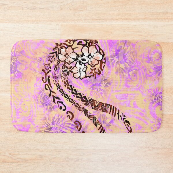 Item preview, Hawaiian - Samoan - Polynesian Coral Shell Tribal Tie Dye Designer designed and sold by sunnthreads.