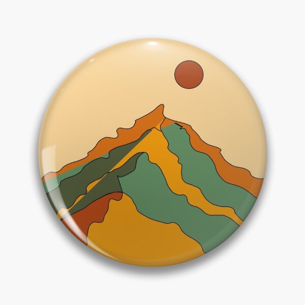 Item preview, Mountain - Landscape - Lineart designed and sold by ideth illustration.