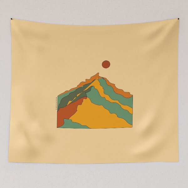 Item preview, Mountain - Landscape - Lineart designed and sold by ideth illustration.