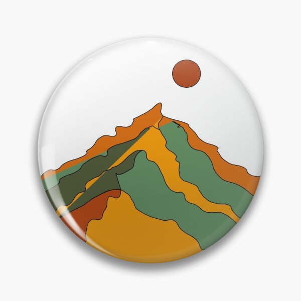 Item preview, Mountain - Landscape - Lineart designed and sold by ideth illustration.