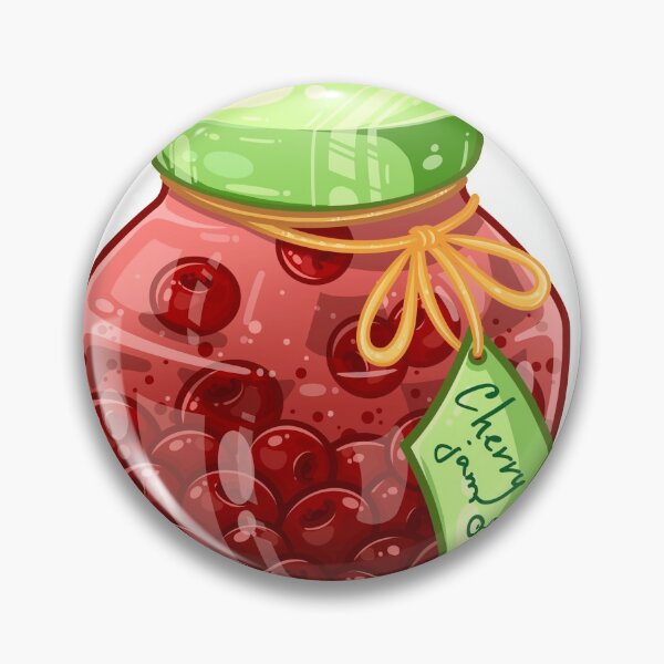 Item preview, Little jar of cherry jam designed and sold by npehota4.