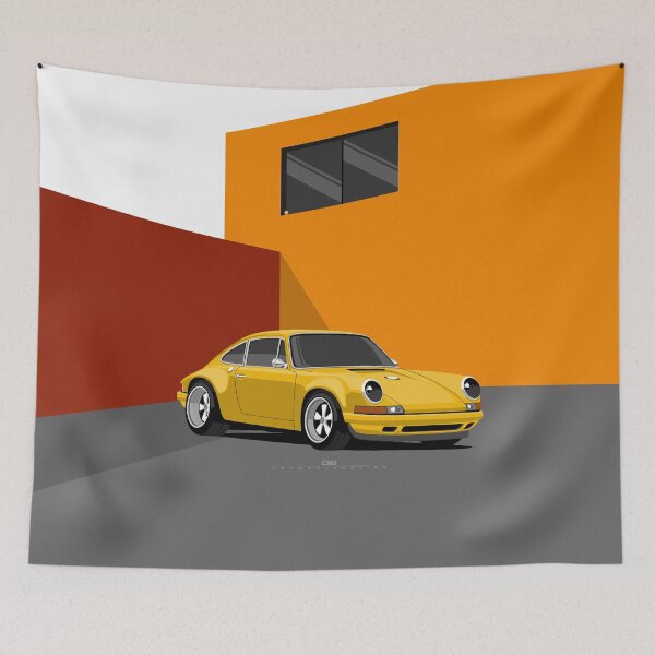 Item preview, Ilustración clásica del 911 designed and sold by Keyur44.