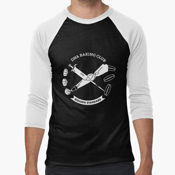 Biologist Baking Club Baseball ¾ Sleeve T-Shirt