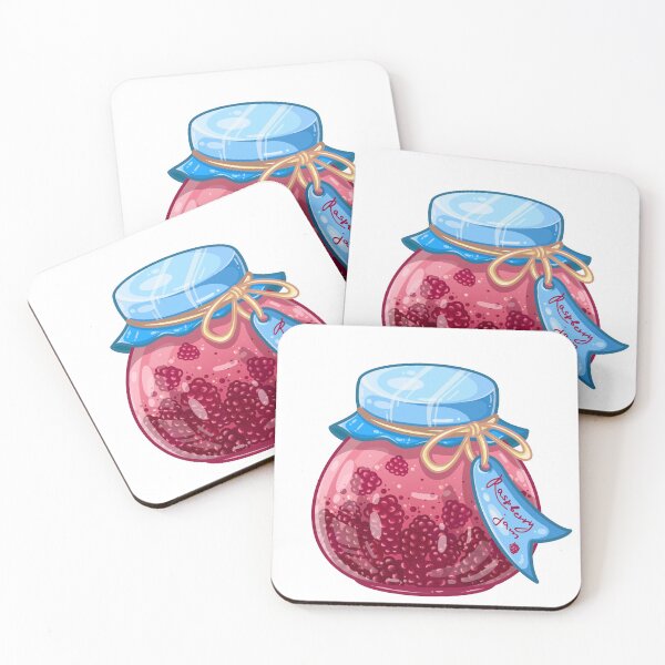 Item preview, Little jar of raspberry jam  designed and sold by npehota4.