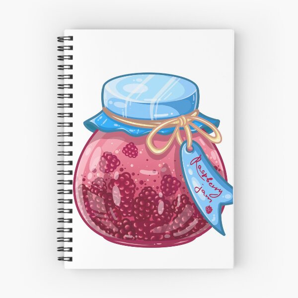 Item preview, Little jar of raspberry jam  designed and sold by npehota4.