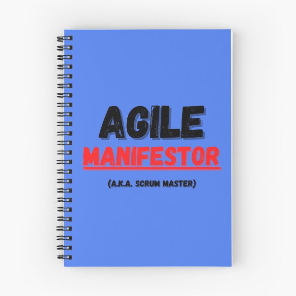 Item preview, Agile Manifestor (aka Scrum Master) designed and sold by AgileBadAss.