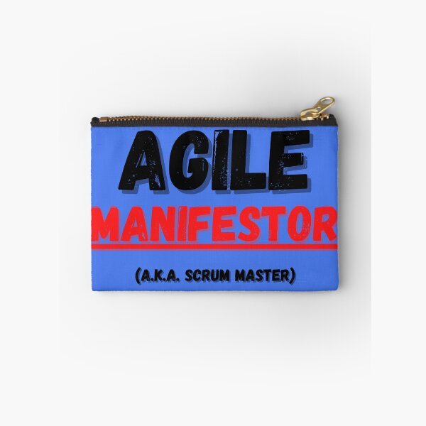 Item preview, Agile Manifestor (aka Scrum Master) designed and sold by AgileBadAss.