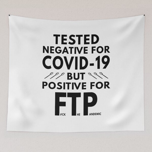 Item preview,  Fed Up With Covid 19 designed and sold by MoonsmileProd.