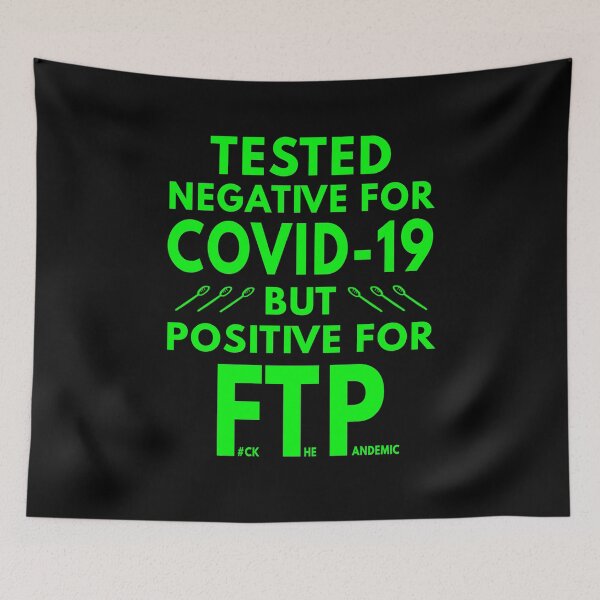 Item preview,  Fed Up With Covid 19 designed and sold by MoonsmileProd.