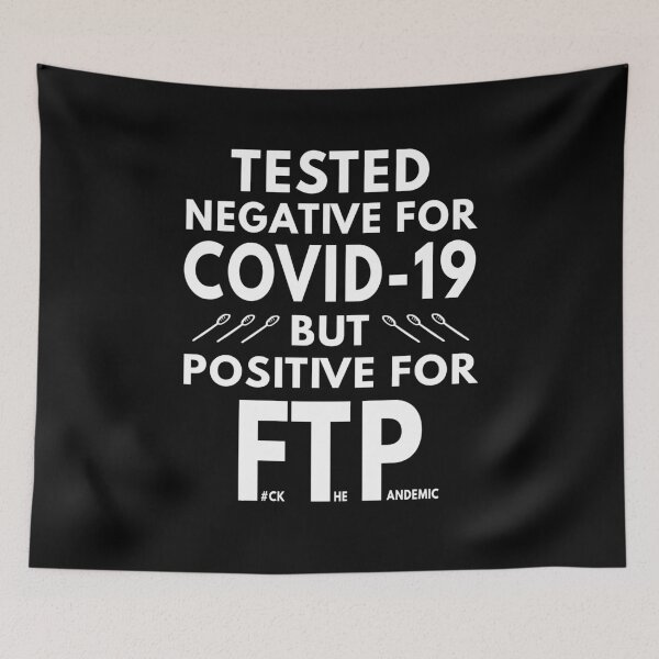 Item preview,  Fed Up With Covid 19 designed and sold by MoonsmileProd.