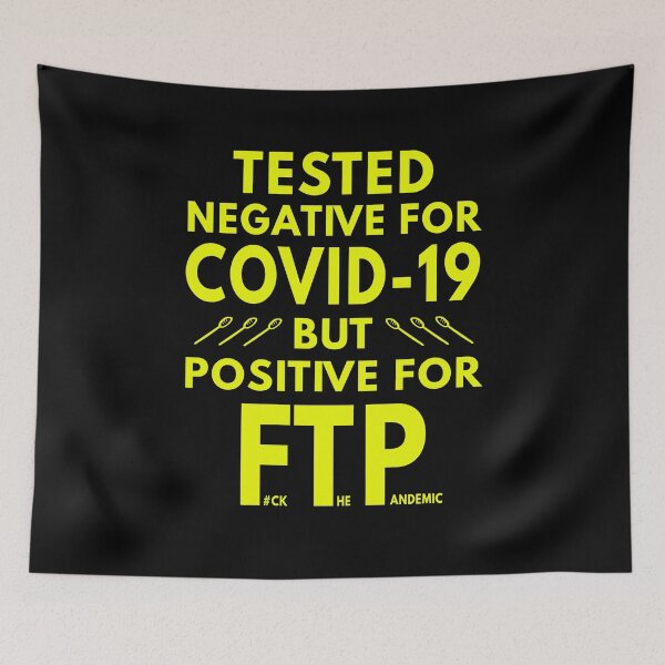Item preview,  Fed Up With Covid 19 designed and sold by MoonsmileProd.