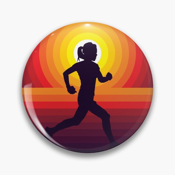 Item preview, Just Keep Running - Summer Sunset Silhouette (Girl) designed and sold by STUDIO-72.