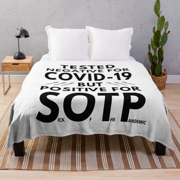 Item preview, Fed Up With Covid 19 designed and sold by MoonsmileProd.