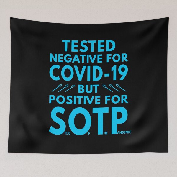 Item preview, Fed Up With Covid 19 designed and sold by MoonsmileProd.