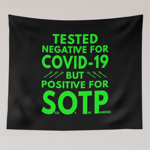 Item preview, Fed Up With Covid 19 designed and sold by MoonsmileProd.