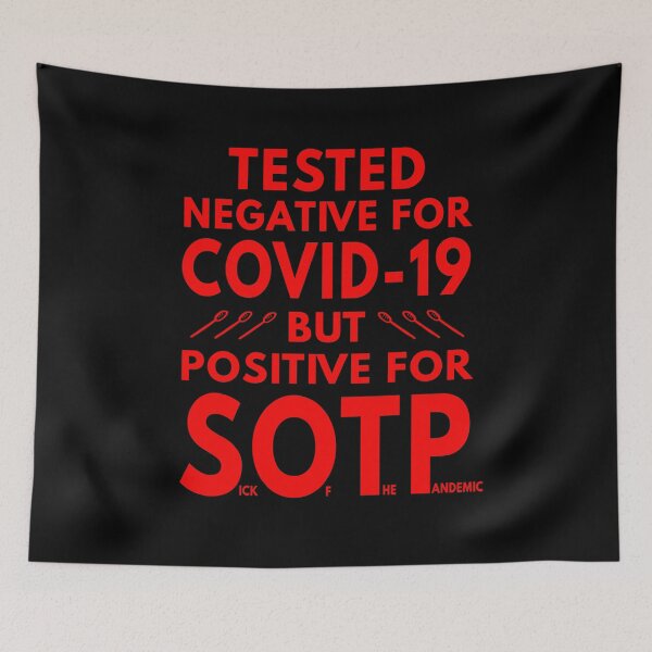 Item preview, Fed Up With Covid 19 designed and sold by MoonsmileProd.