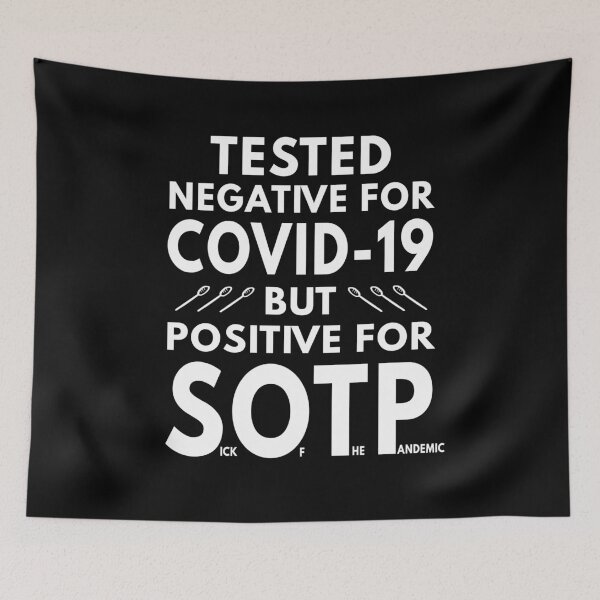 Item preview, Fed Up With Covid 19 designed and sold by MoonsmileProd.