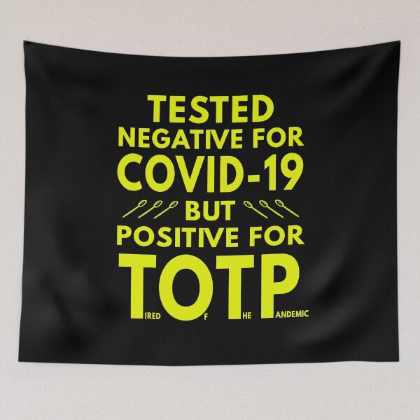 Item preview, Fed Up With Covid 19 designed and sold by MoonsmileProd.
