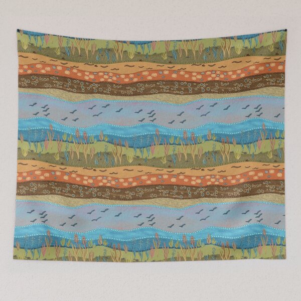 Item preview, Grasslands and soil layers, textured and layered. designed and sold by sueshorman.