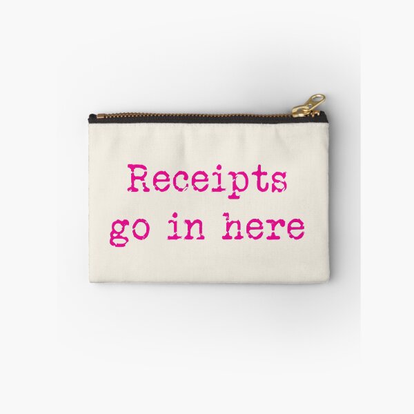 Item preview, Receipts go in here designed and sold by careerdesigns.