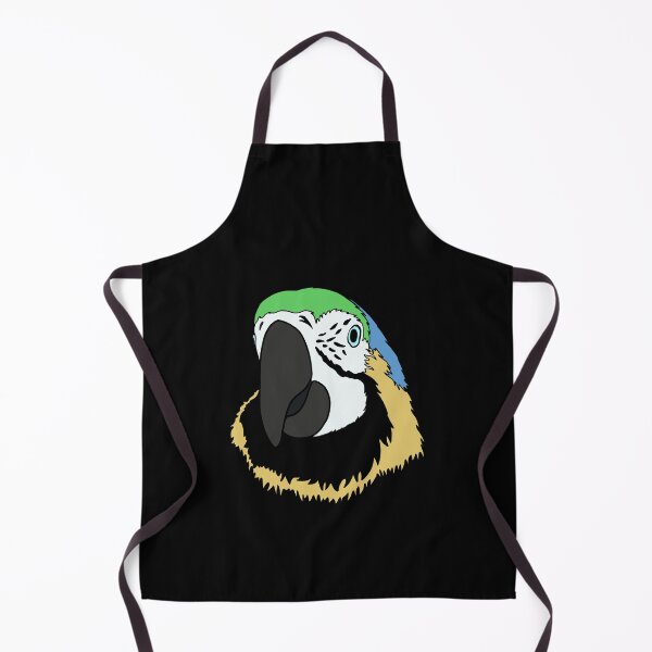 Item preview, Parrot Head hand drawn with blue, green and yellow designed and sold by Mesyo.