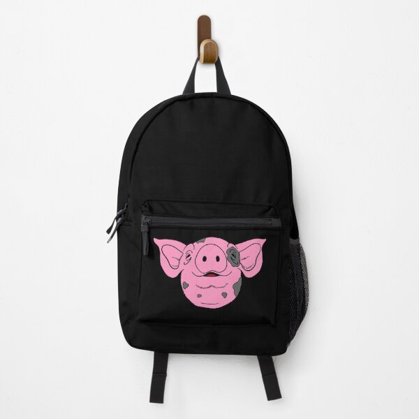 Item preview, Pink Pig head with smiling face and grey spots designed and sold by Mesyo.